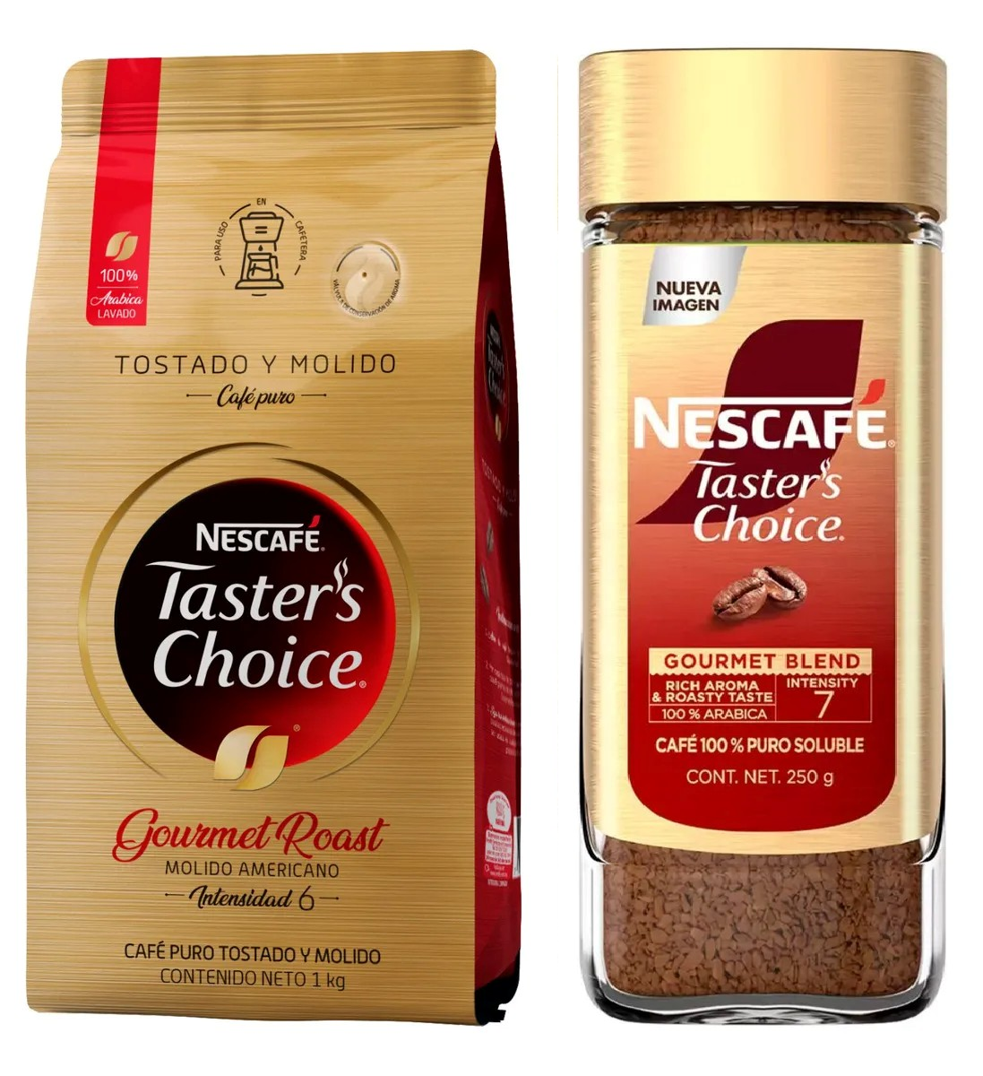 Nescafé Taster's Choice Gourmet Roast + Nescafe tasters choice Café Soluble