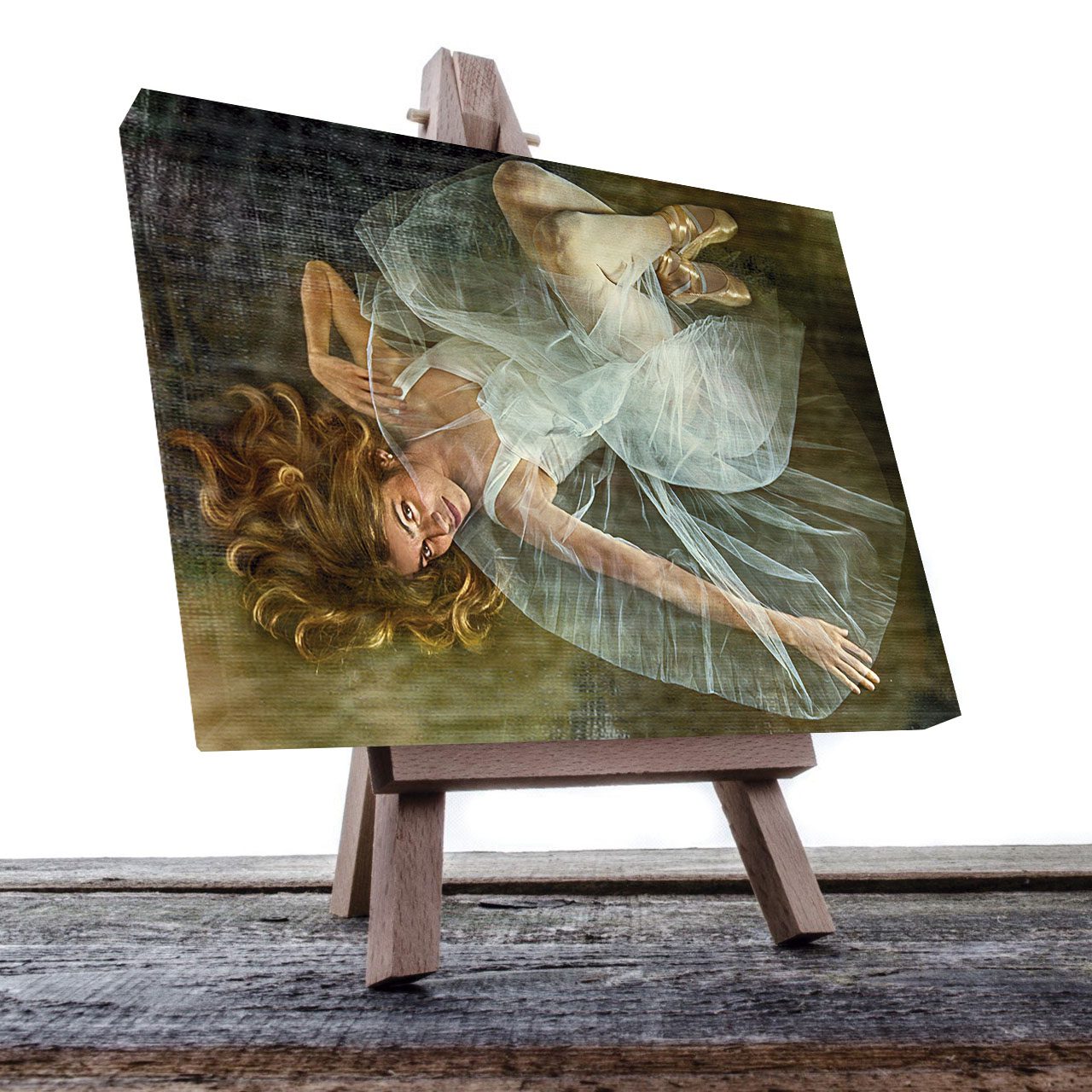 Cuadro Decorativo Bailarina Ballet acostada 90 X 60