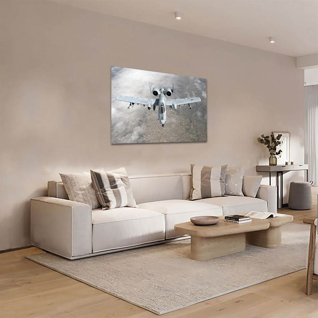 Cuadro Decorativo Avión Jet de Guerra #16 90 X 60