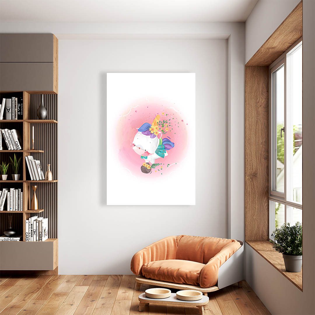 Cuadro Decorativo Infantil Gatito #55 60 X 40