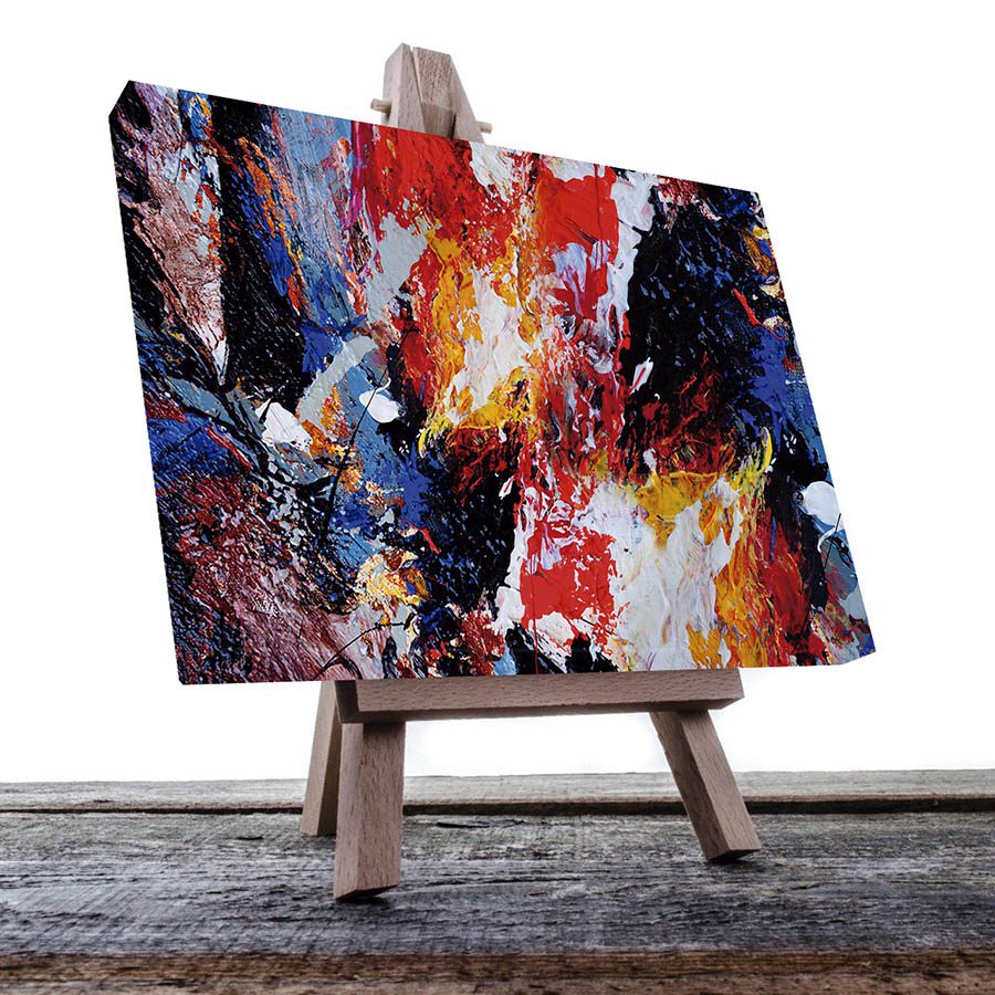 Cuadro Decorativo Abstracto Estilo Oleo #33 60 X 40