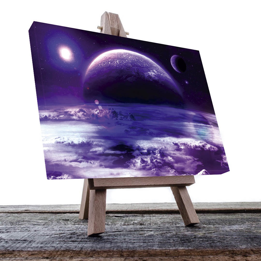 Cuadro Decorativo Sci-Fi de Planetas #52 60 X 40