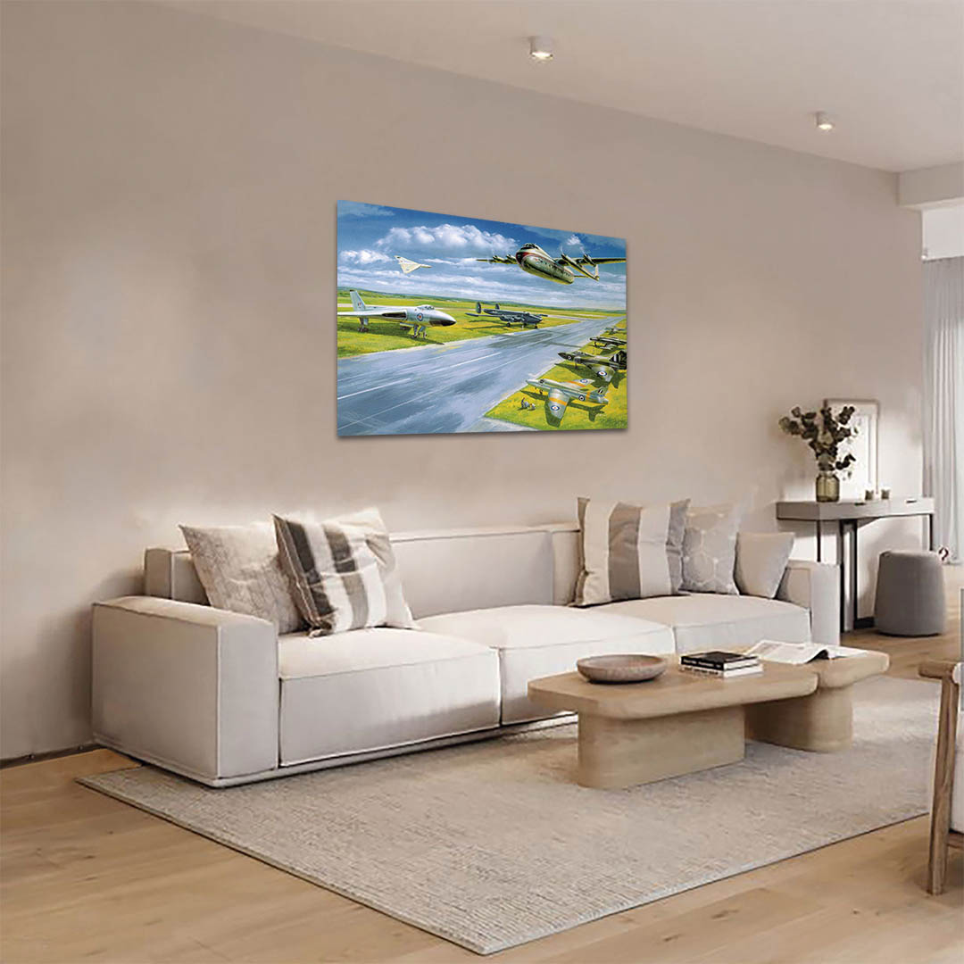 Cuadro Decorativo Aviones de Guerra #13 90 X 60
