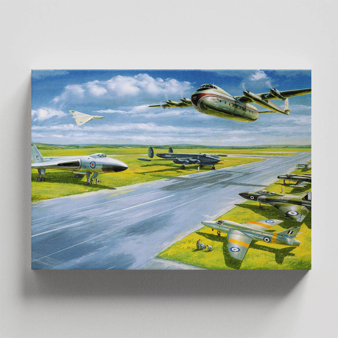 Cuadro Decorativo Aviones de Guerra #13 90 X 60