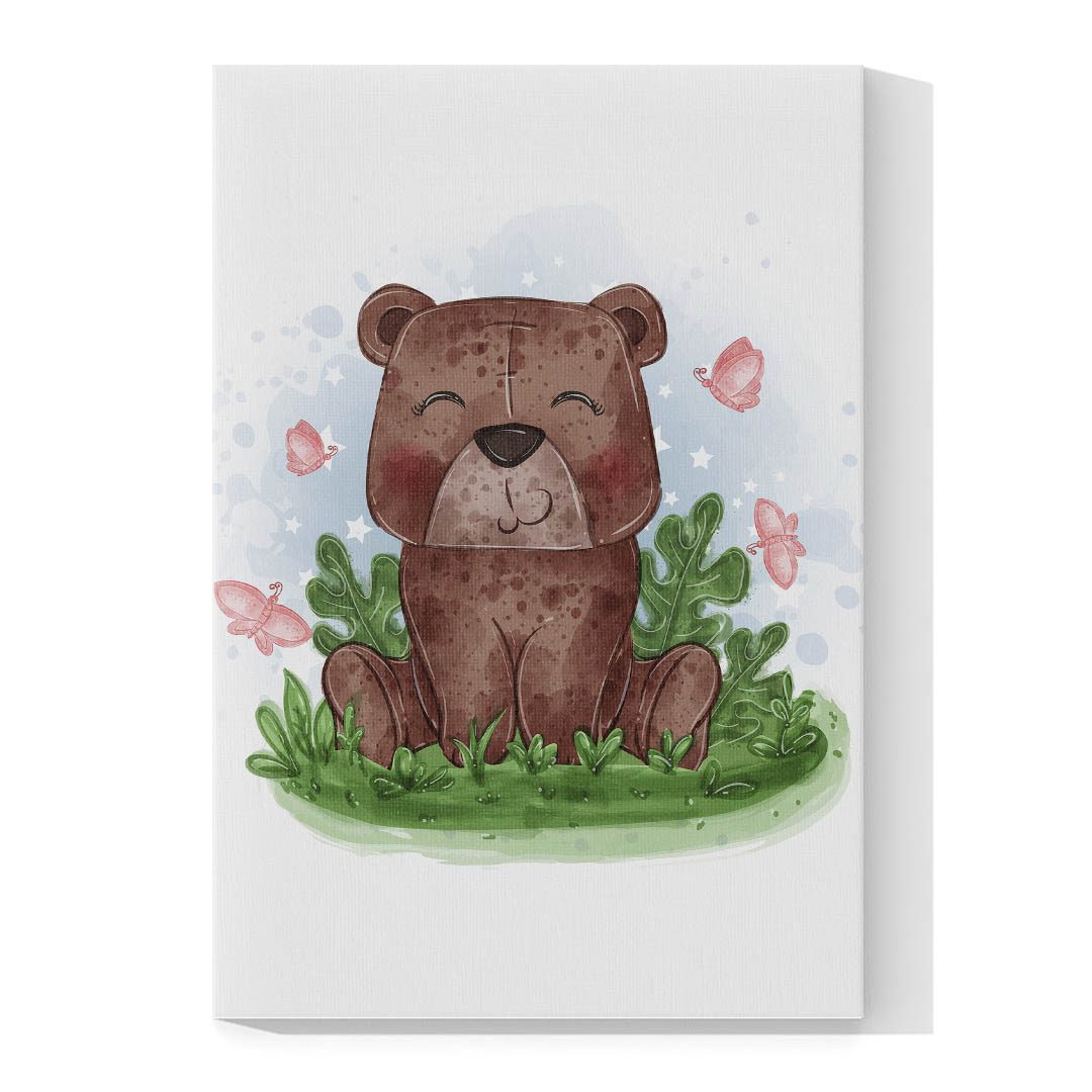 Cuadro Decorativo Infantil Oso #43 60 X 40