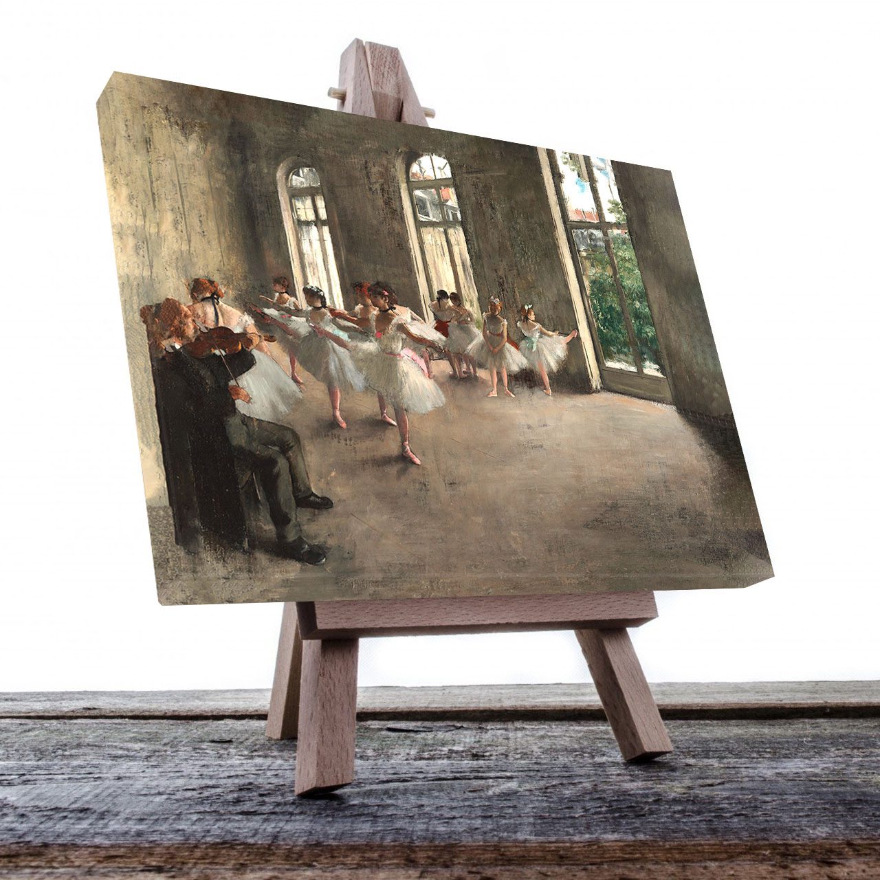 Cuadro Decorativo Ensayo De Un Ballet En El Escenario Edgar Dagas 90 X 60