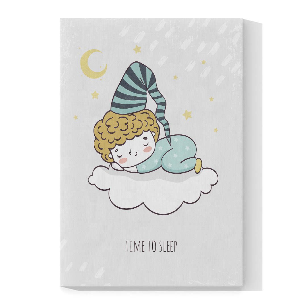 Cuadro Decorativo Infantil de Niño Durmiendo #22 60 X 40