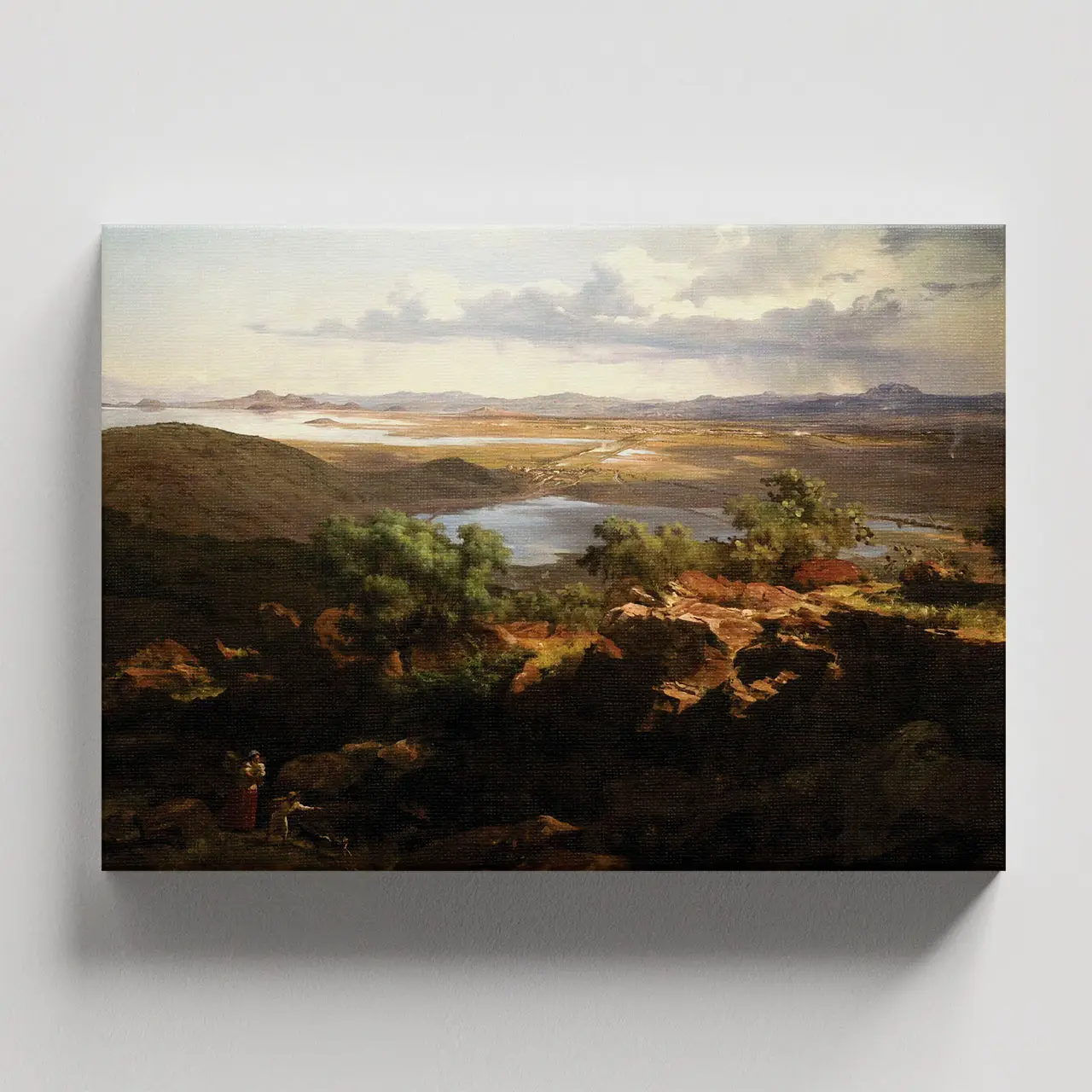 Cuadro Decorativo El Cerro de Santa Isabel José Ma Velasco 90 X 60