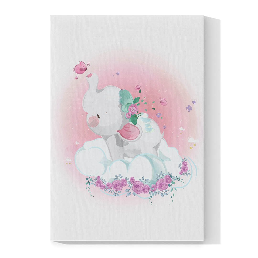 Cuadro Decorativo Infantil Elefante #58 60 X 40