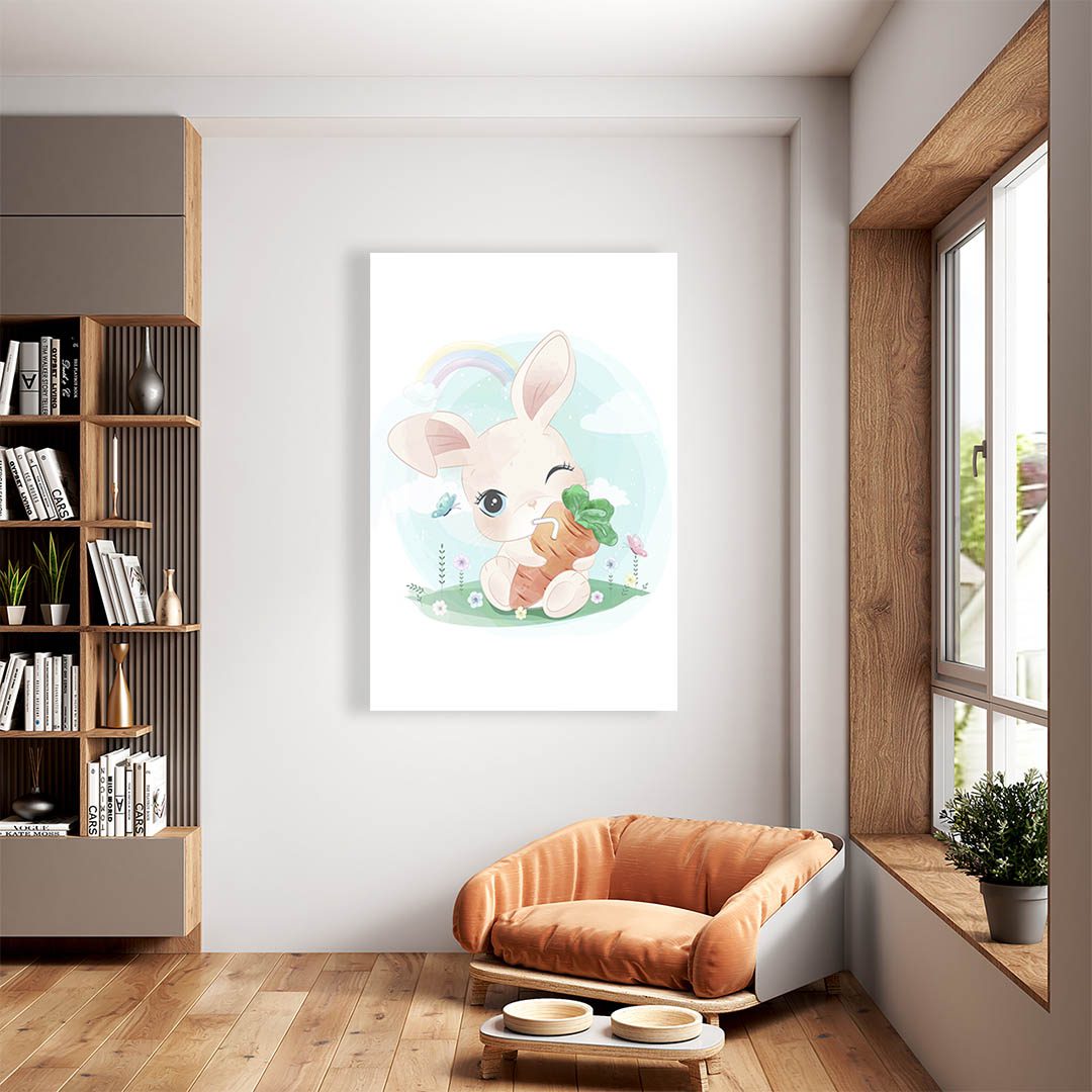 Cuadro Decorativo Infantil Conejo #52 60 X 40