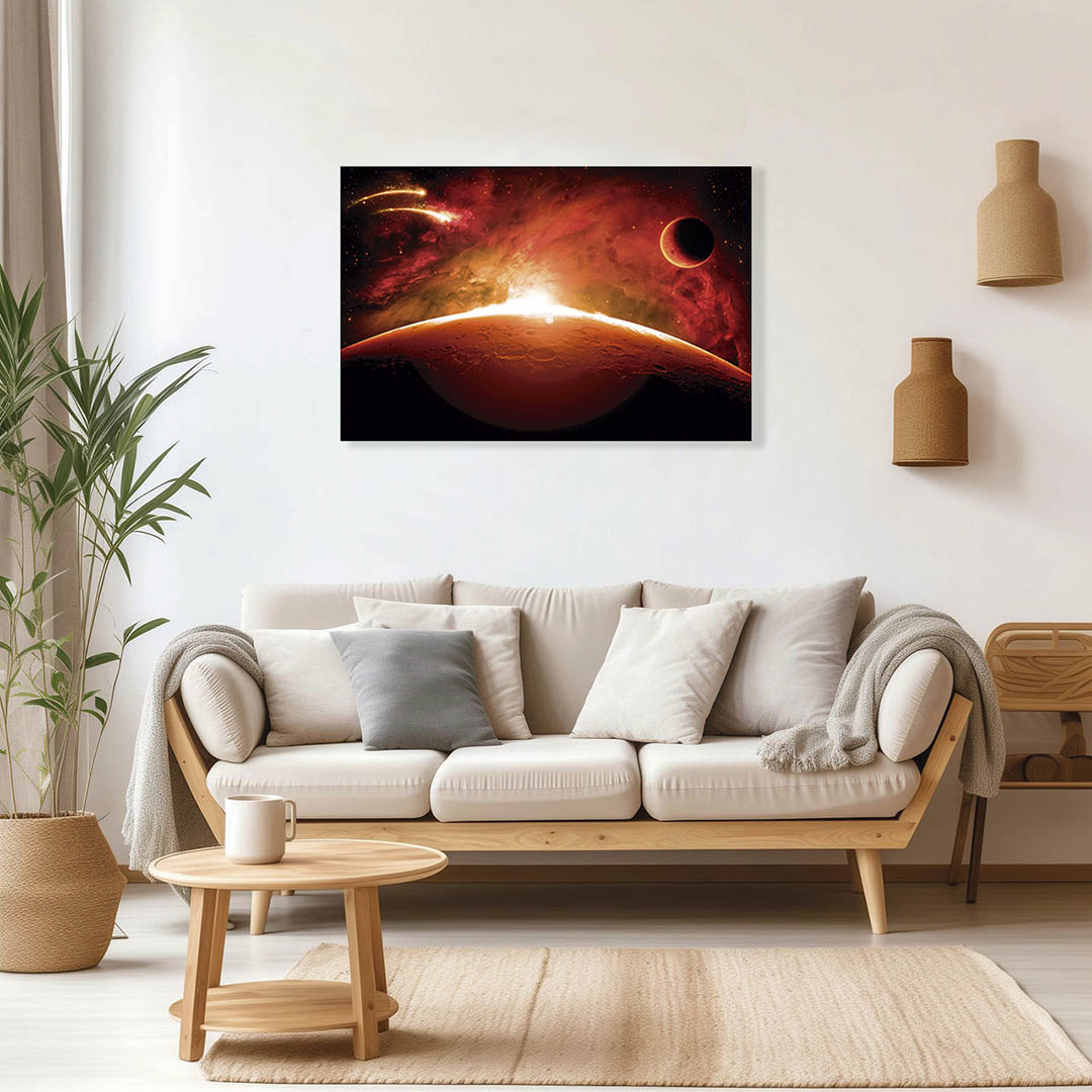 Cuadro Decorativo Sci-Fi Eclipse #49 60 X 40