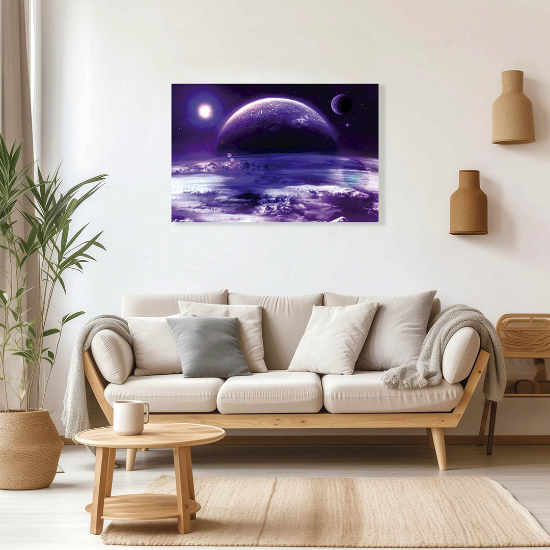 Cuadro Decorativo Sci-Fi de Planetas #52 60 X 40