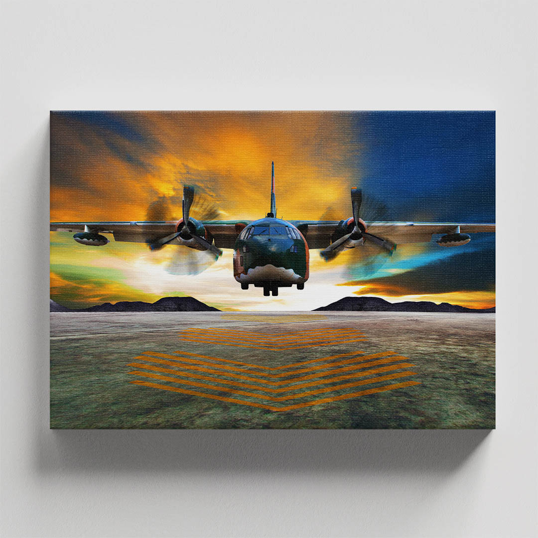 Cuadro Decorativo Avión bombardero de Hélice #8 90 X 60