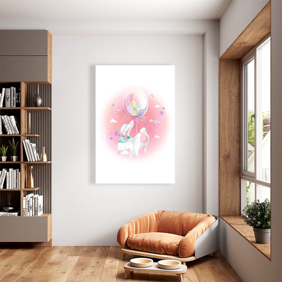 Cuadro Decorativo Infantil Conejo #57 60 X 40