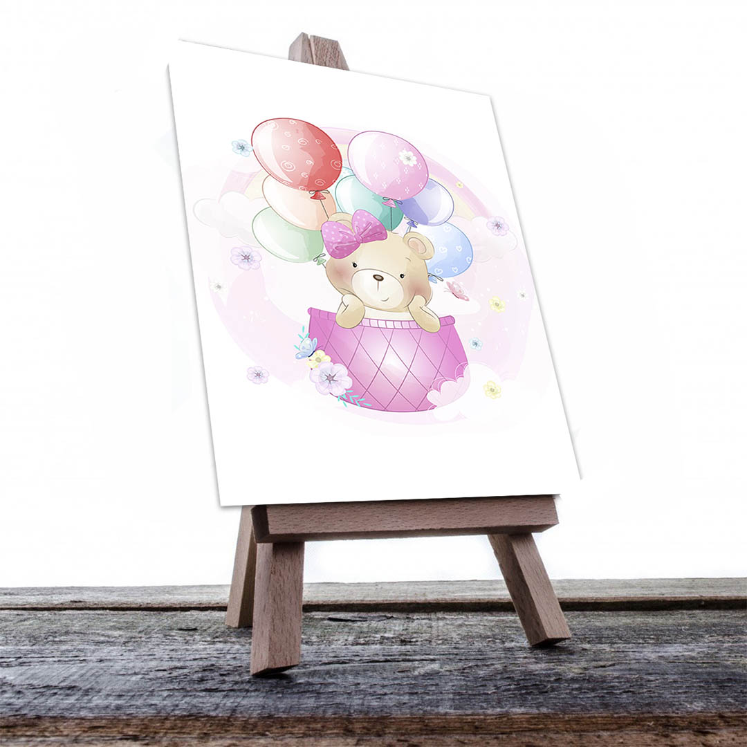 Cuadro Decorativo Oso #64 60 X 40