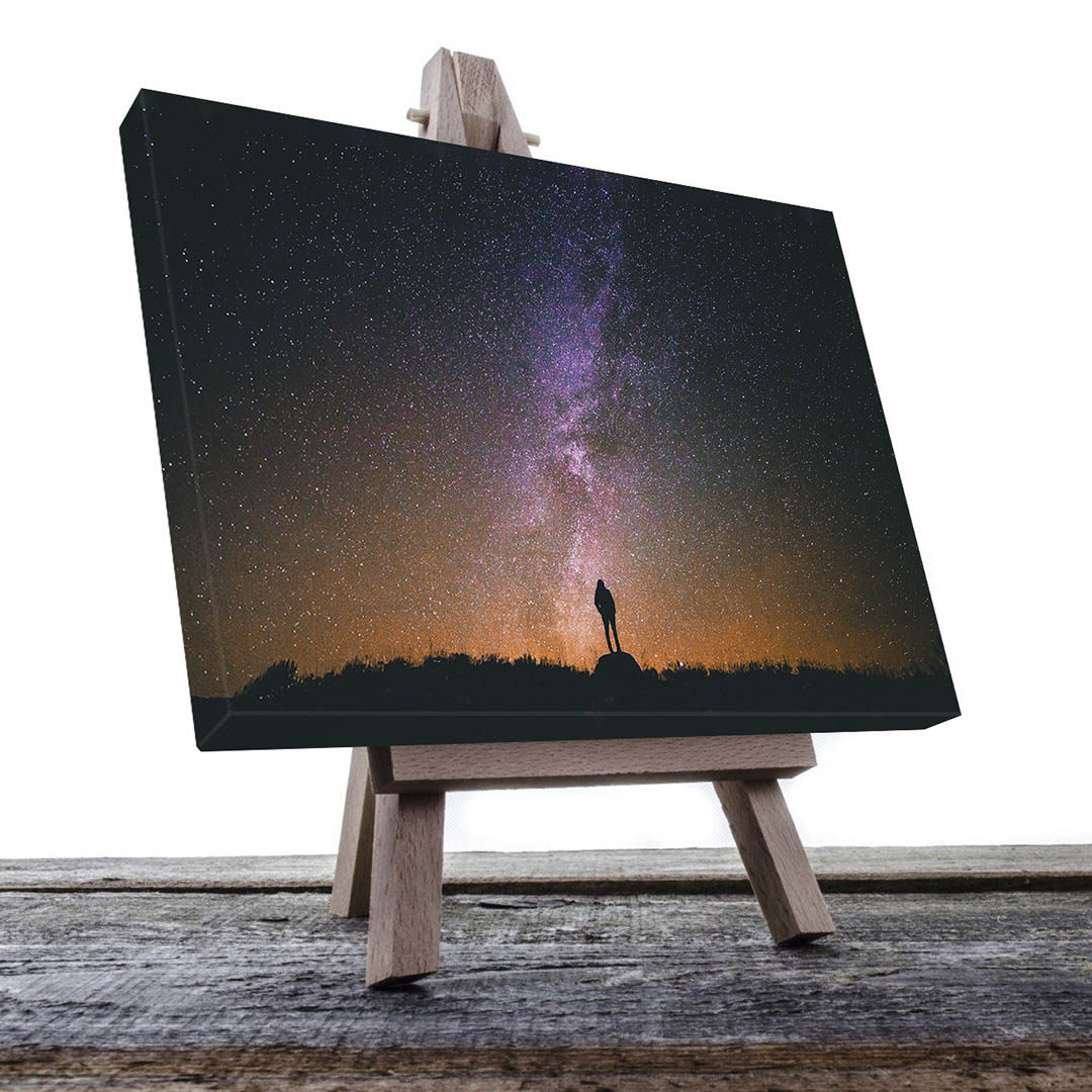 Cuadro Decorativo Contemplado el Universo #21 60 X 40