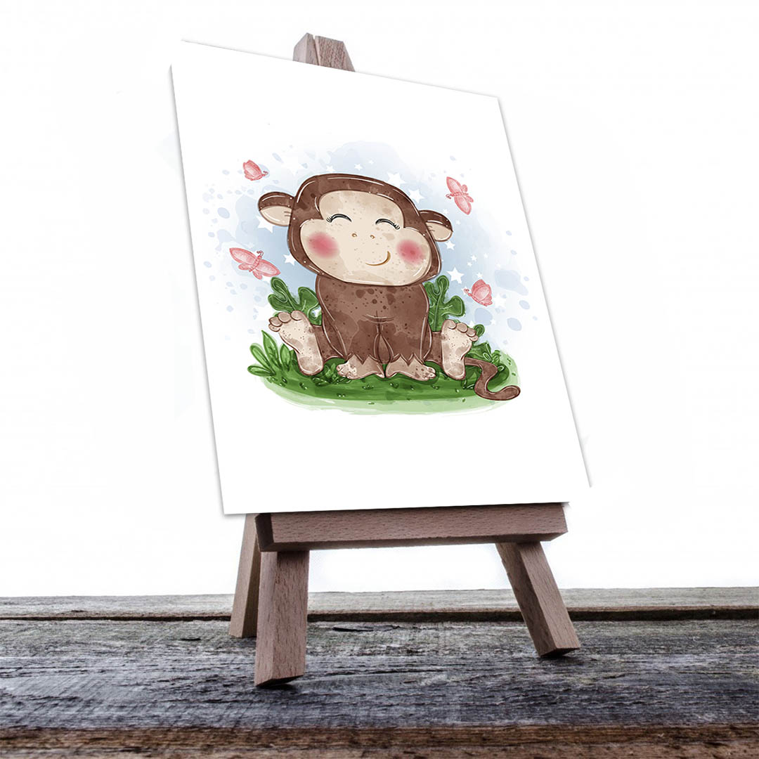 Cuadro Decorativo Infantil Changuito #40 60 X 40