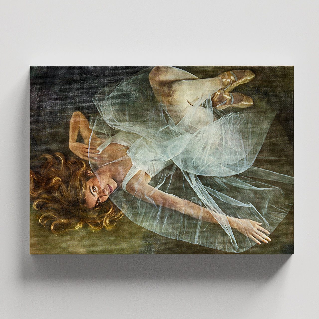 Cuadro Decorativo Bailarina Ballet acostada 90 X 60