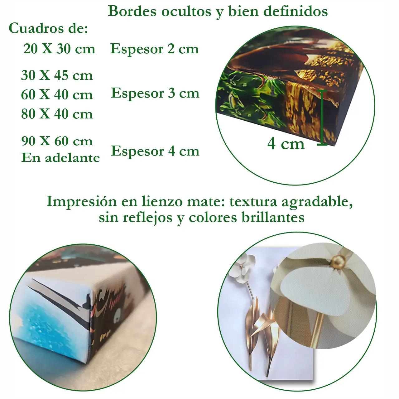 Cuadro Decorativo Árbol de Cerezo Estilo Oleo #16 60 X 40