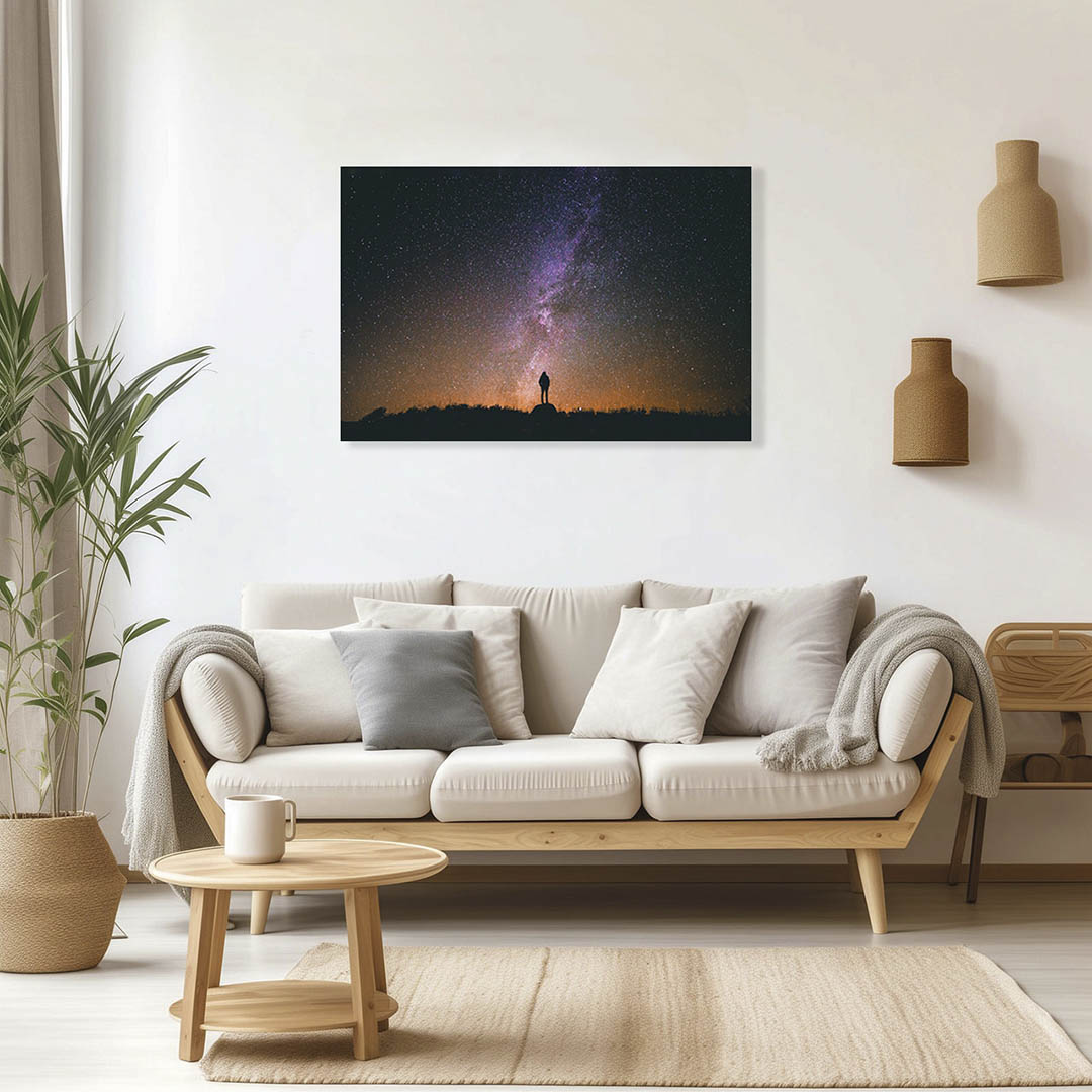 Cuadro Decorativo Contemplado el Universo #21 60 X 40