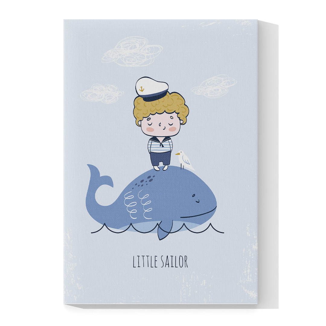 Cuadro Decorativo Infantil de Niño Marinero #18 60 X 40