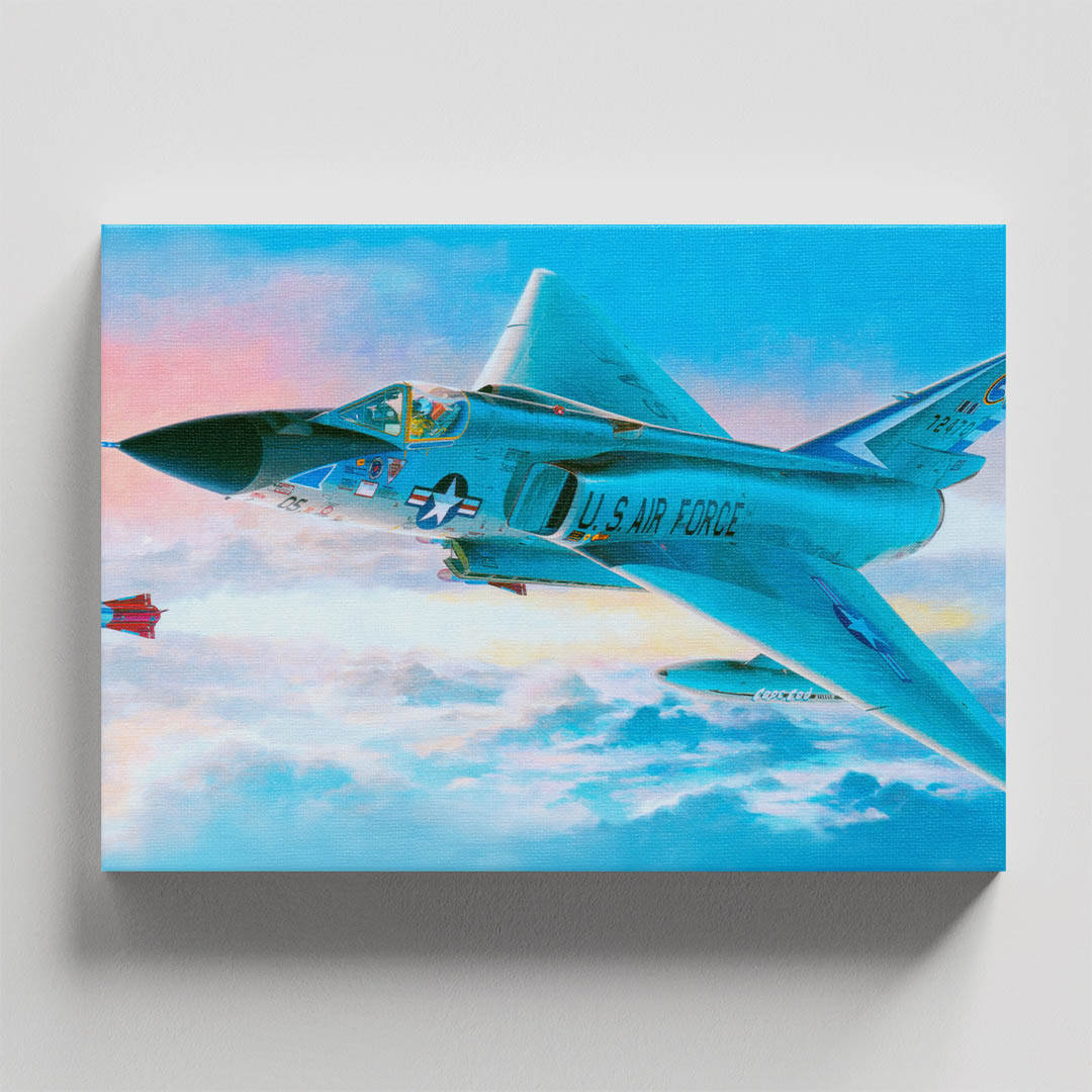 Cuadro Decorativo Avión Jet de Guerra #19 90 X 60