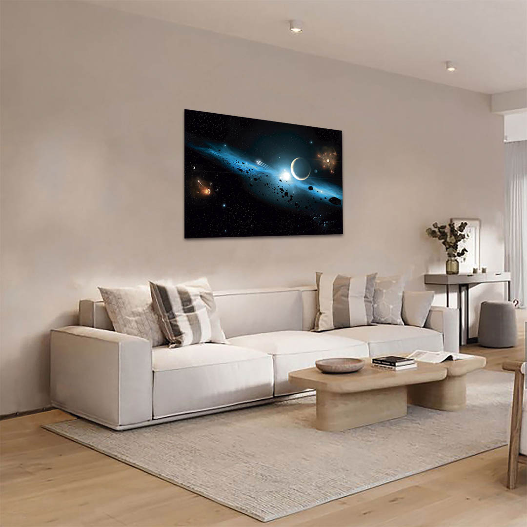 Cuadro Decorativo del Espcacio y Universo #10 120 X 60