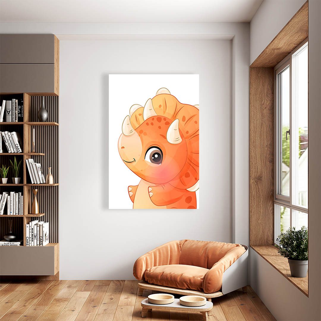 Cuadro Decorativo Infantil de Dinosaurios #03 120 X 60