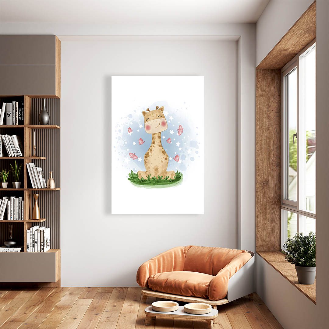 Cuadro Decorativo Infantil Jirafa #39 120 X 60