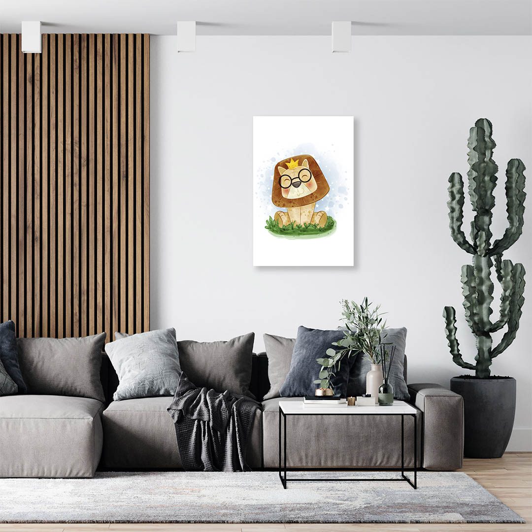 Cuadro Decorativo Infantil León #38 120 X 60
