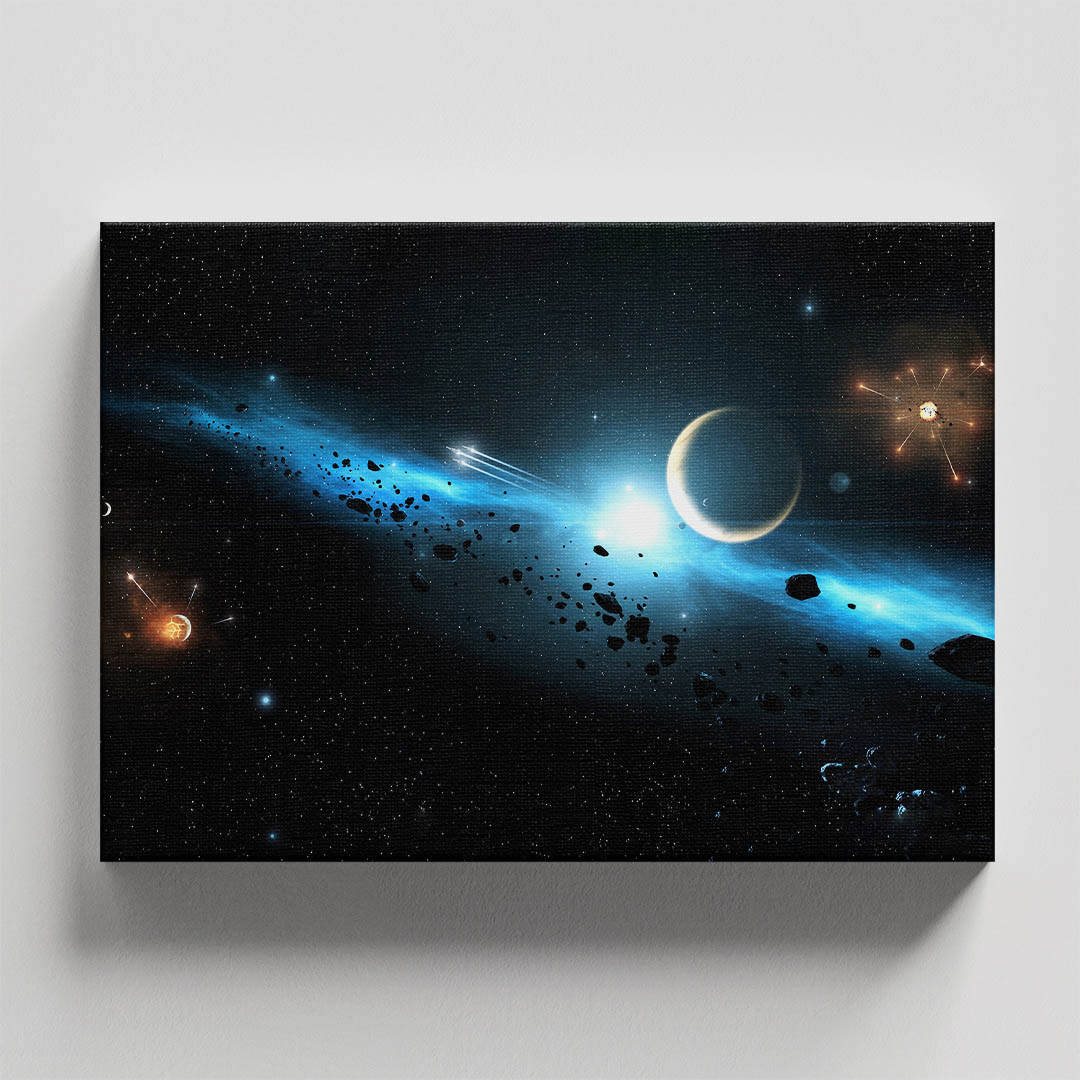 Cuadro Decorativo del Espcacio y Universo #10 120 X 60