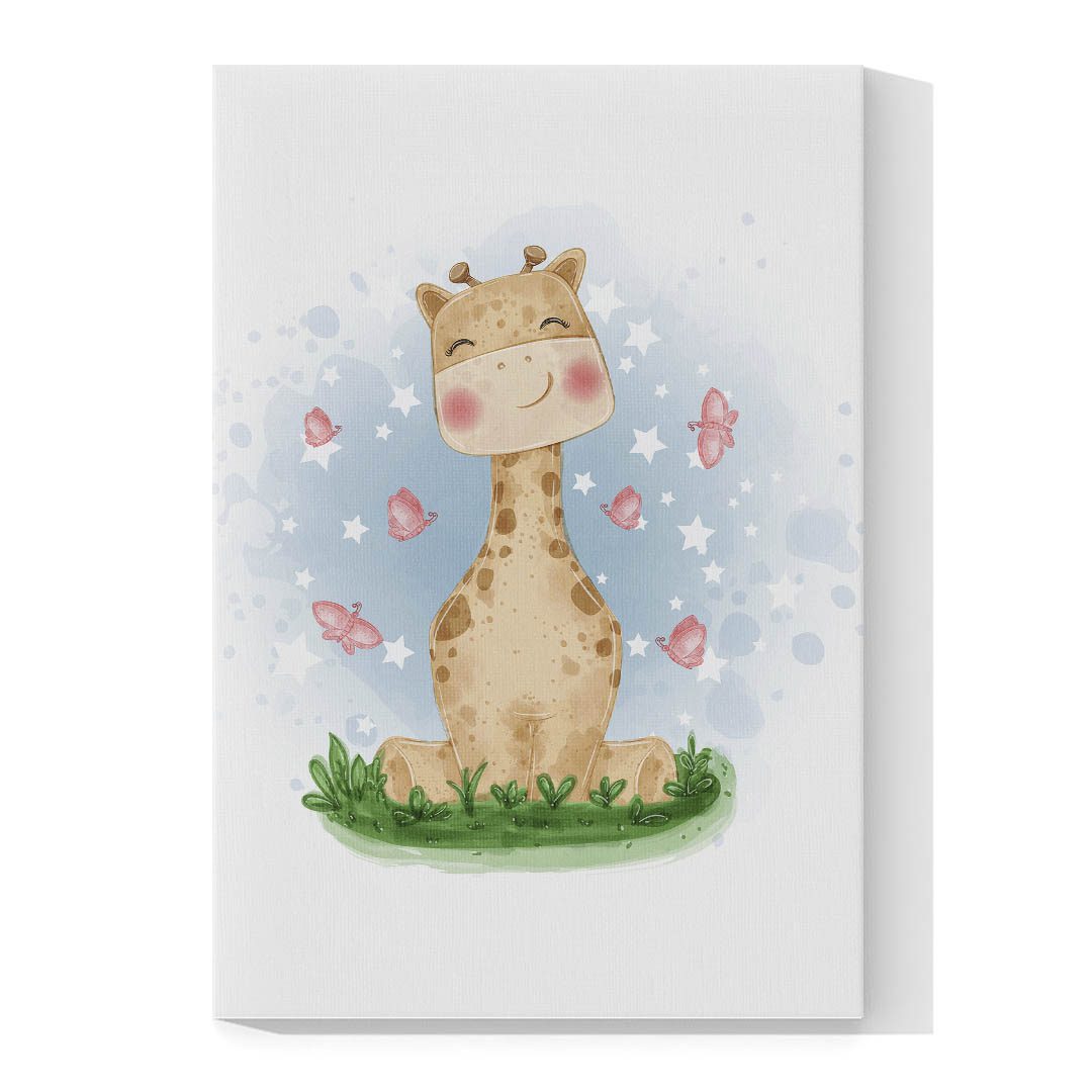 Cuadro Decorativo Infantil Jirafa #39 120 X 60