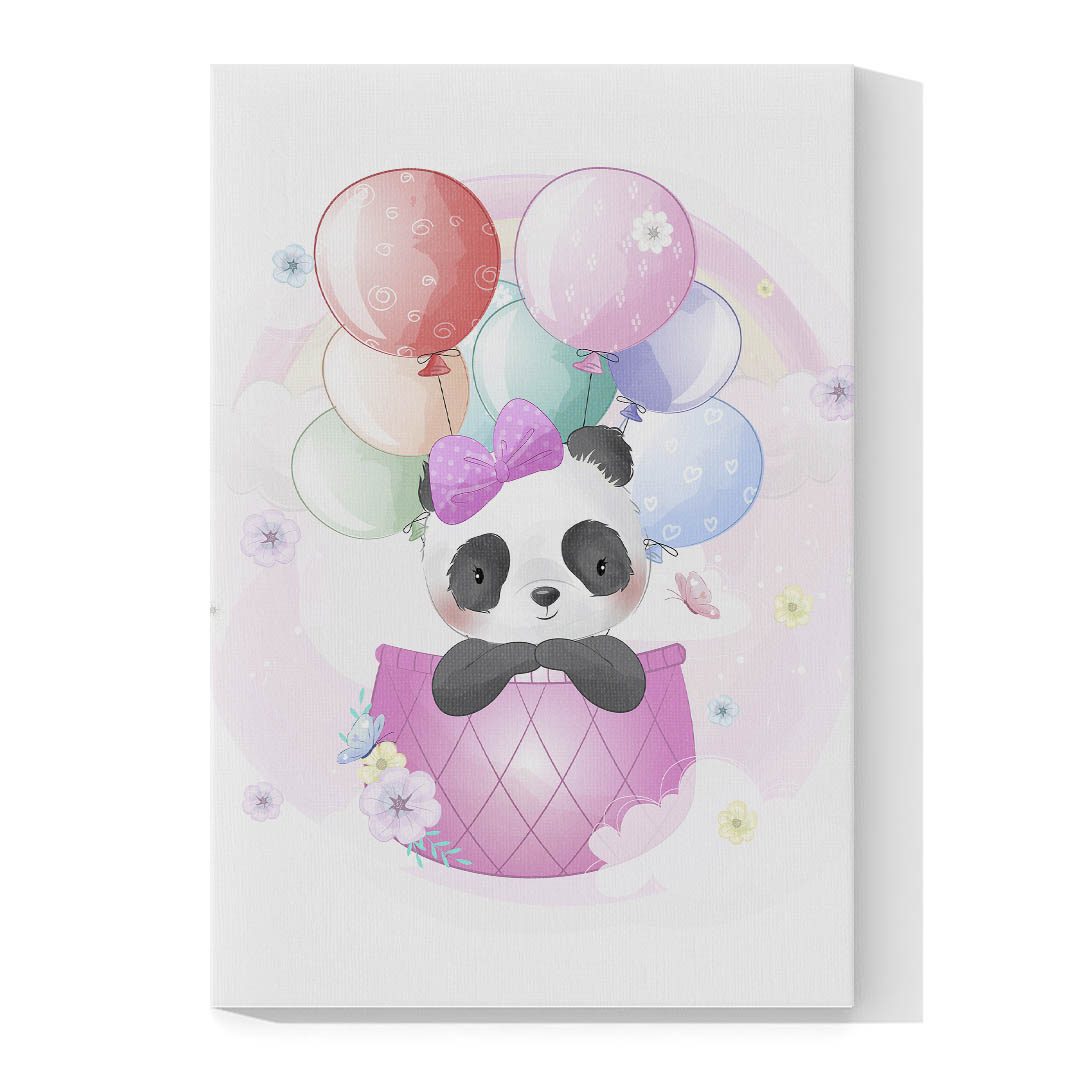 Cuadro Decorativo Oso Panda #65 120 X 60