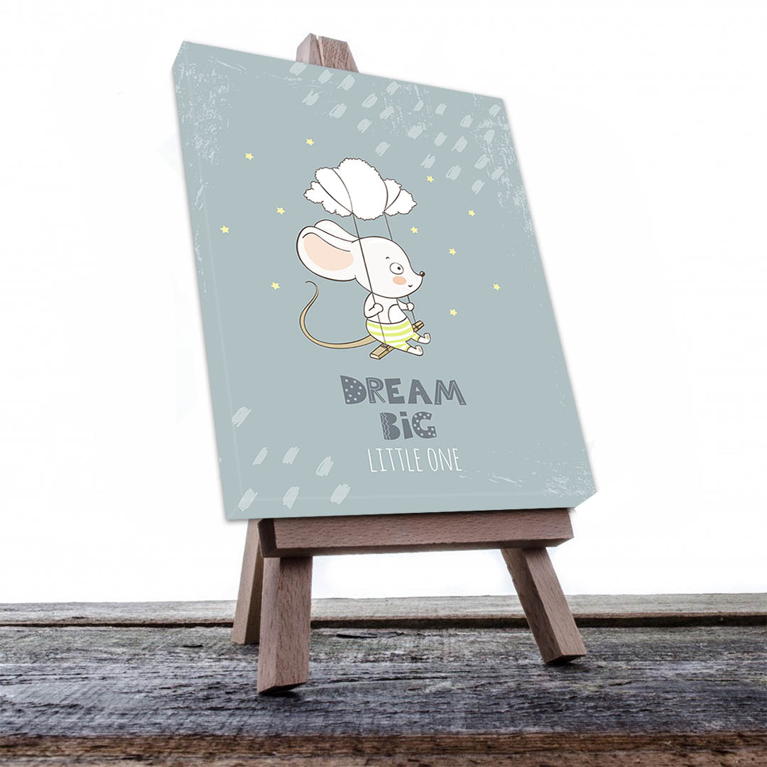 Cuadro Decorativo Infantil Ratón #36 120 X 60