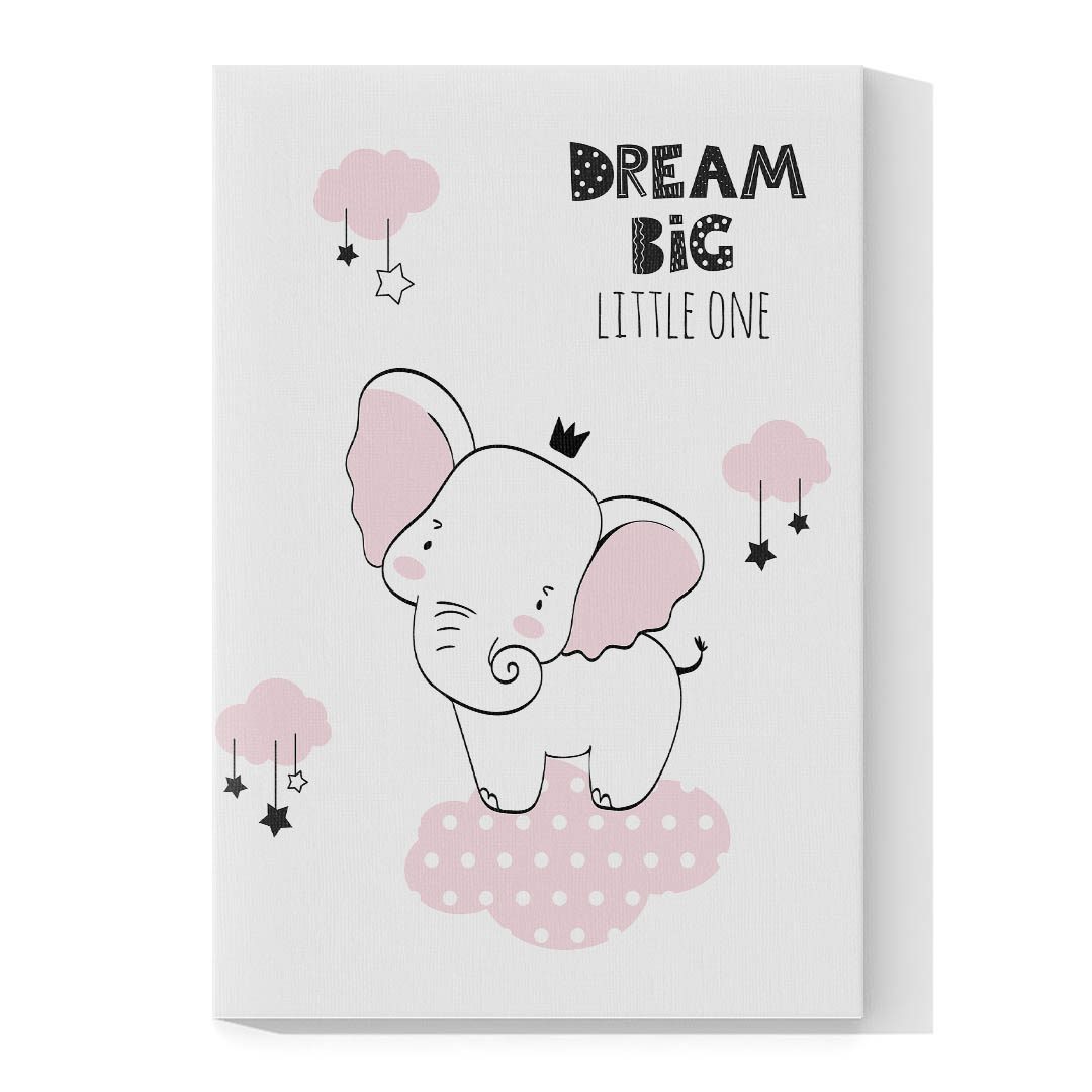 Cuadro Decorativo Infantil Elefante #26 120 X 60