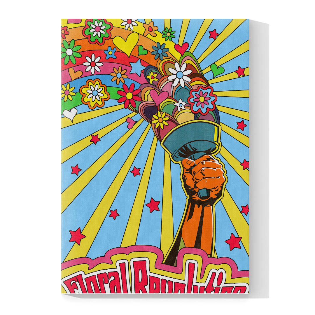 Set de 3 Cuadros Decorativos Psicodélicos  45 X 30