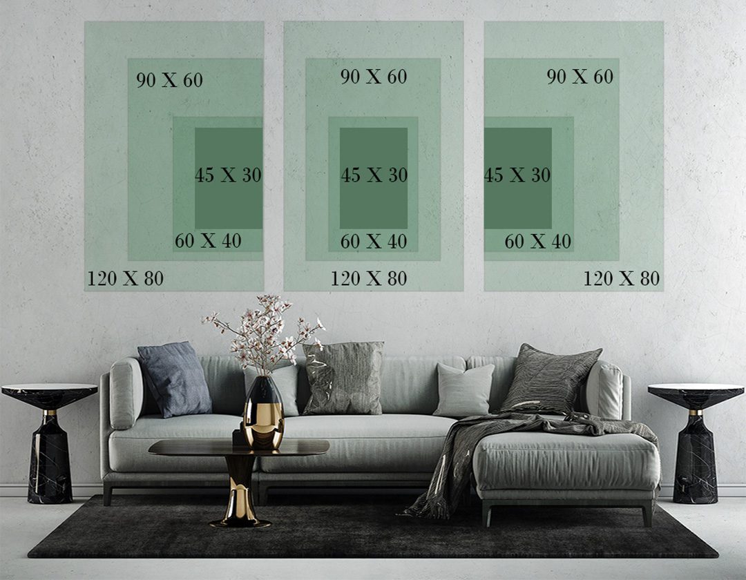 Set de 3 Cuadros Decorativos León, Pantera y Lobo – Enfoque, Ejecución, Éxito 45 X 30