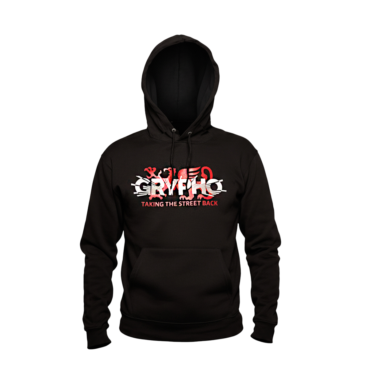 Hoodie Explod para con relieve high density Grypho