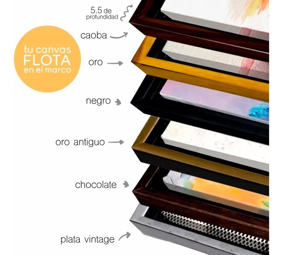 Cuadros Grandes Modernos Coloridos Modernos Abstracto Canvas