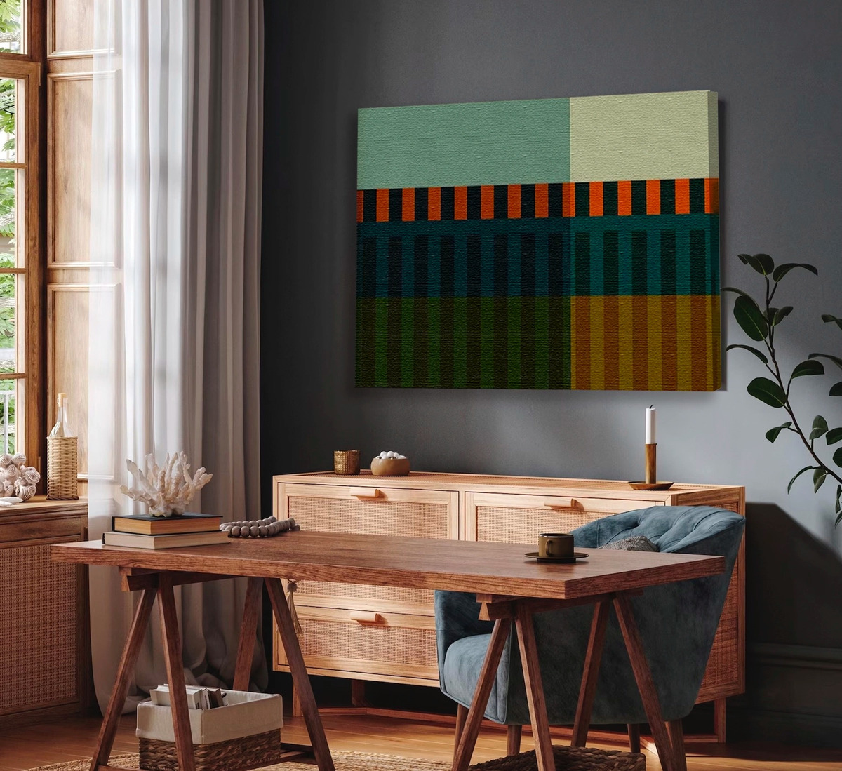 Cuadros Grandes Modernos Coloridos Modernos Abstracto Canvas