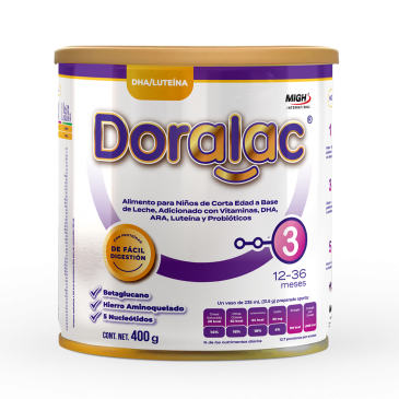 Doralac Etapa 3 - Alimento para Niños de Corta Edad a base de Leche (1 a 3 años)