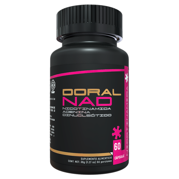 Doral NAD+ | Energía Celular y Soporte Antioxidante (60 Cáps)