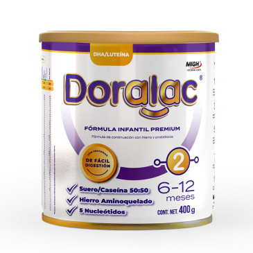 Doralac Etapa 2 - Fórmula de Continuación con Hierro y Probióticos (6 a 12 meses)