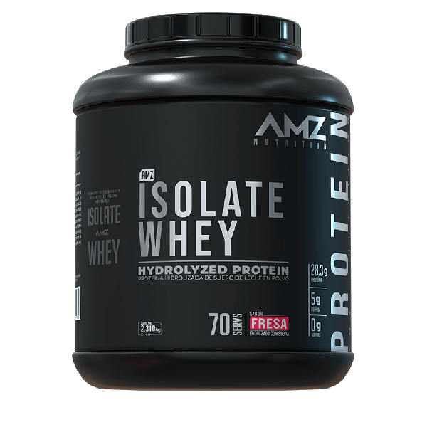 Isolate Whey Fresa 5 Lbs | Proteína Aislada e Hidrolizada