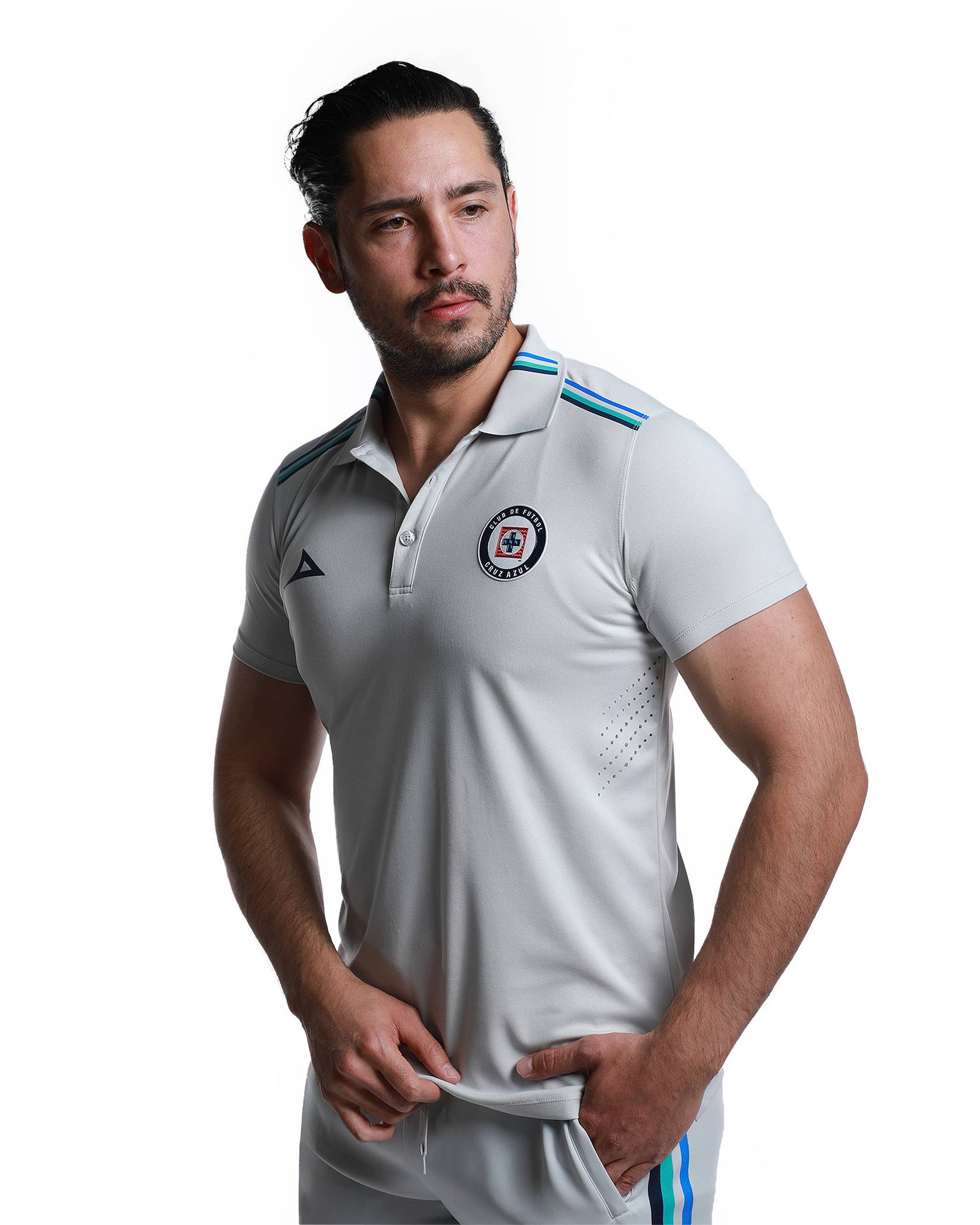 PLAYERA TIPO POLO HOMBRE 21406