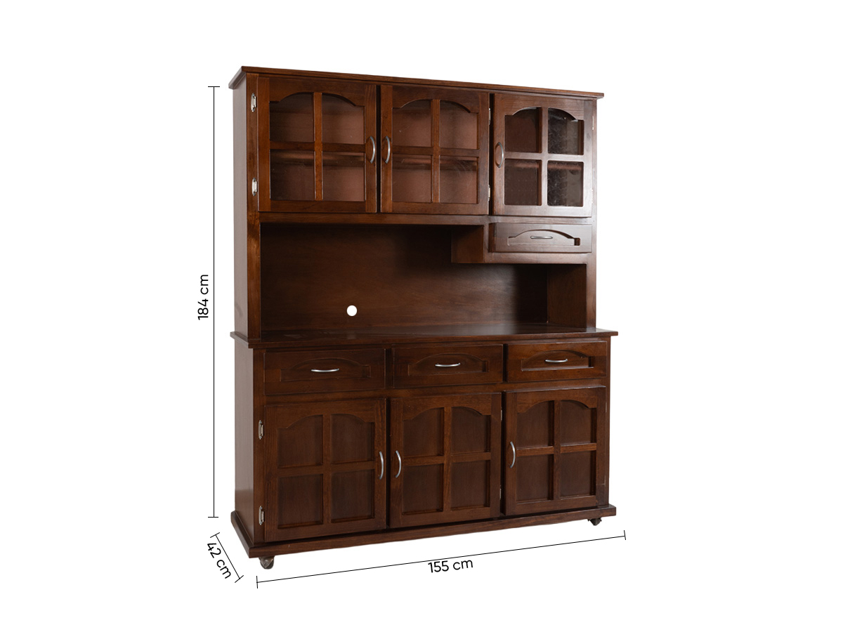 Vitrina Modelo Zempoala Tabaco - Kessa.