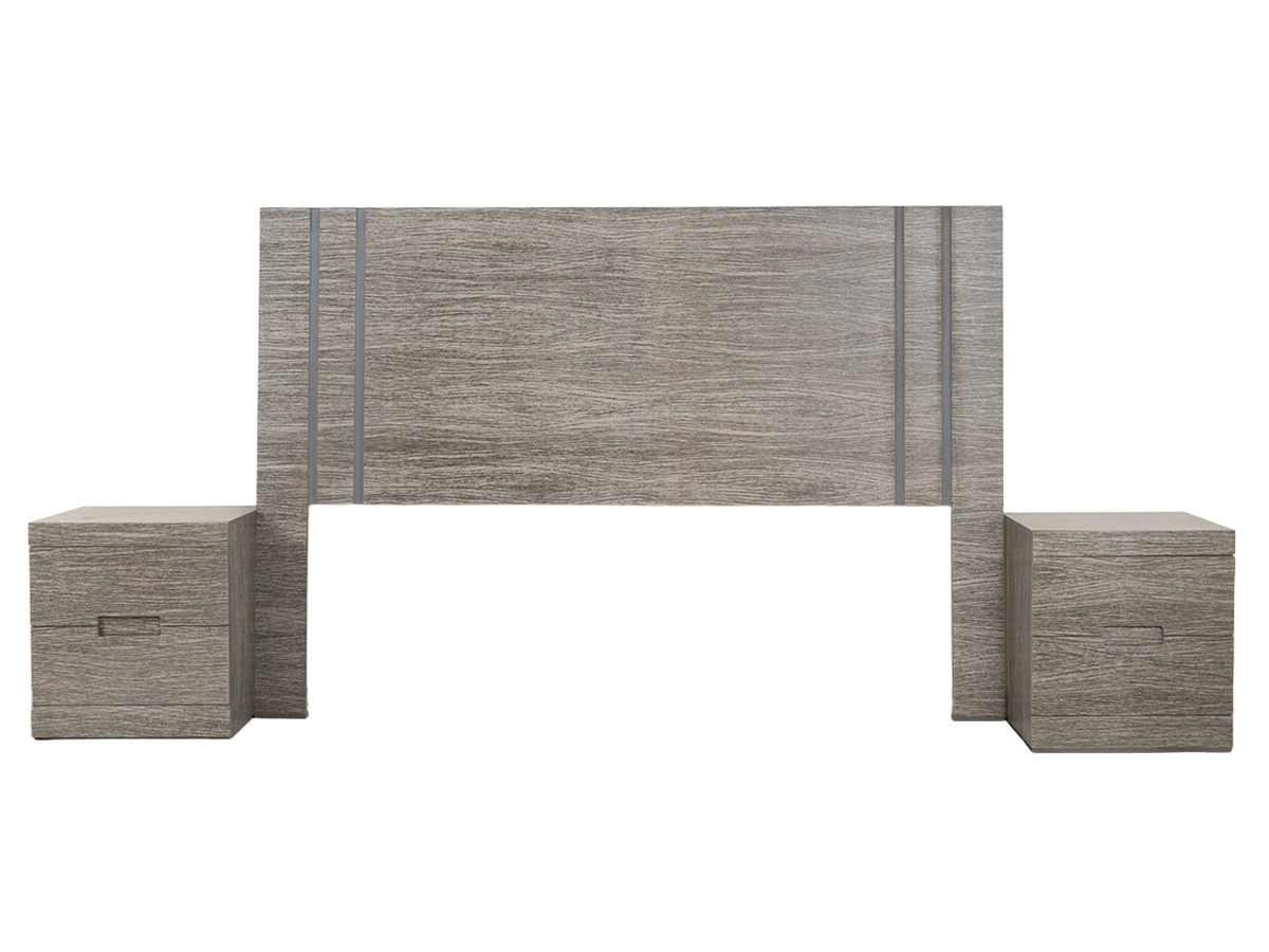 Recamara Suiza 5 Piezas Gris - Kessa.