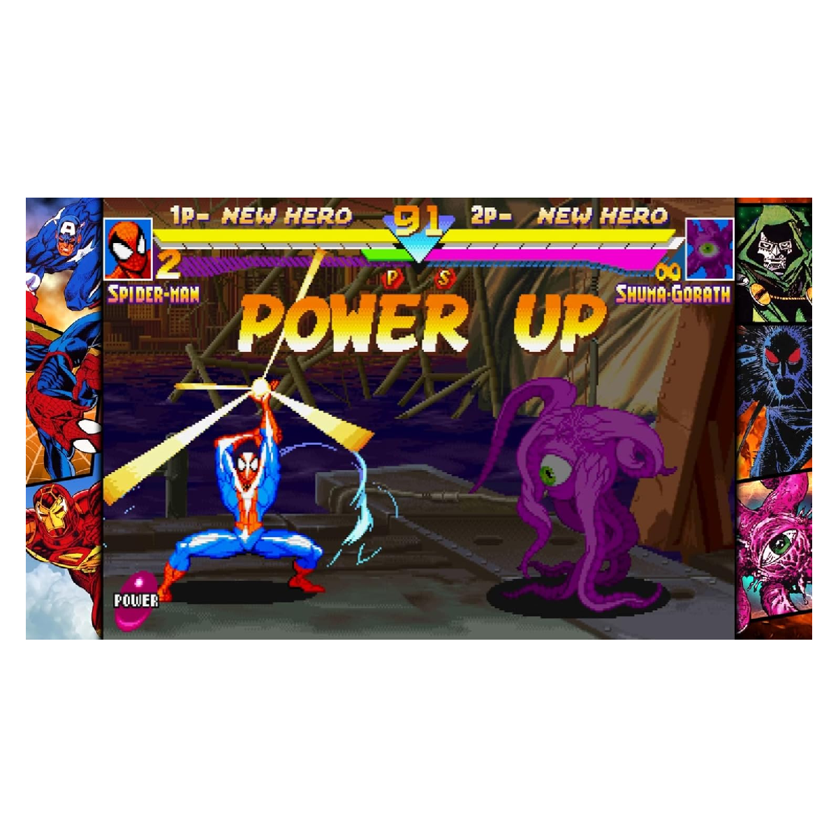 Nintendo Switch Juego Marvel vs Capcom Fighting Collection + Consola Nintendo Switch 2 Negra