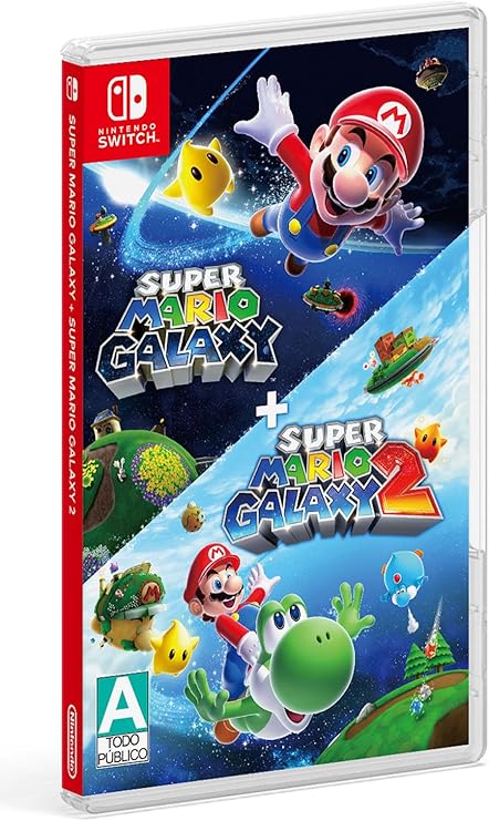 Nintendo Switch Juego Super Mario Galaxy + Super Mario Galaxy 2
