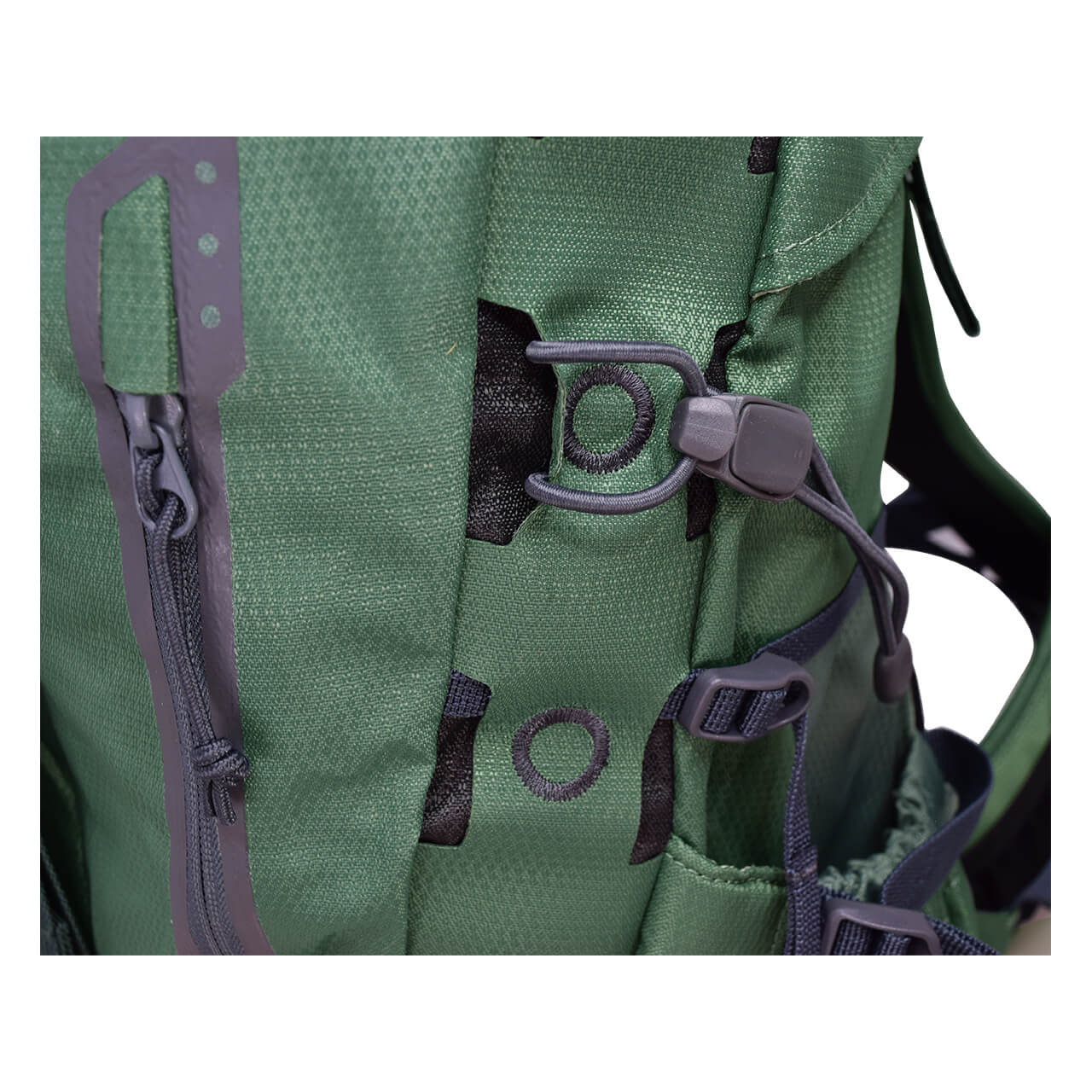Mochila para media montaña THAPA 30 L, semi-impermeable, B1780491, verde con gris